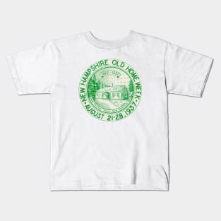 1937 New Hampshire Old Home Week Kids T-Shirt